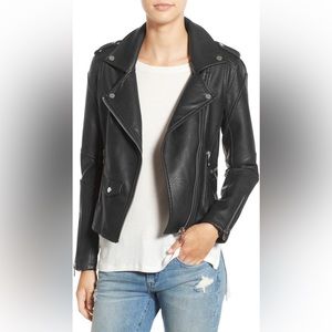 BLANKNYC Easy Rider Faux Leather Moto Jacket, Black, Sm